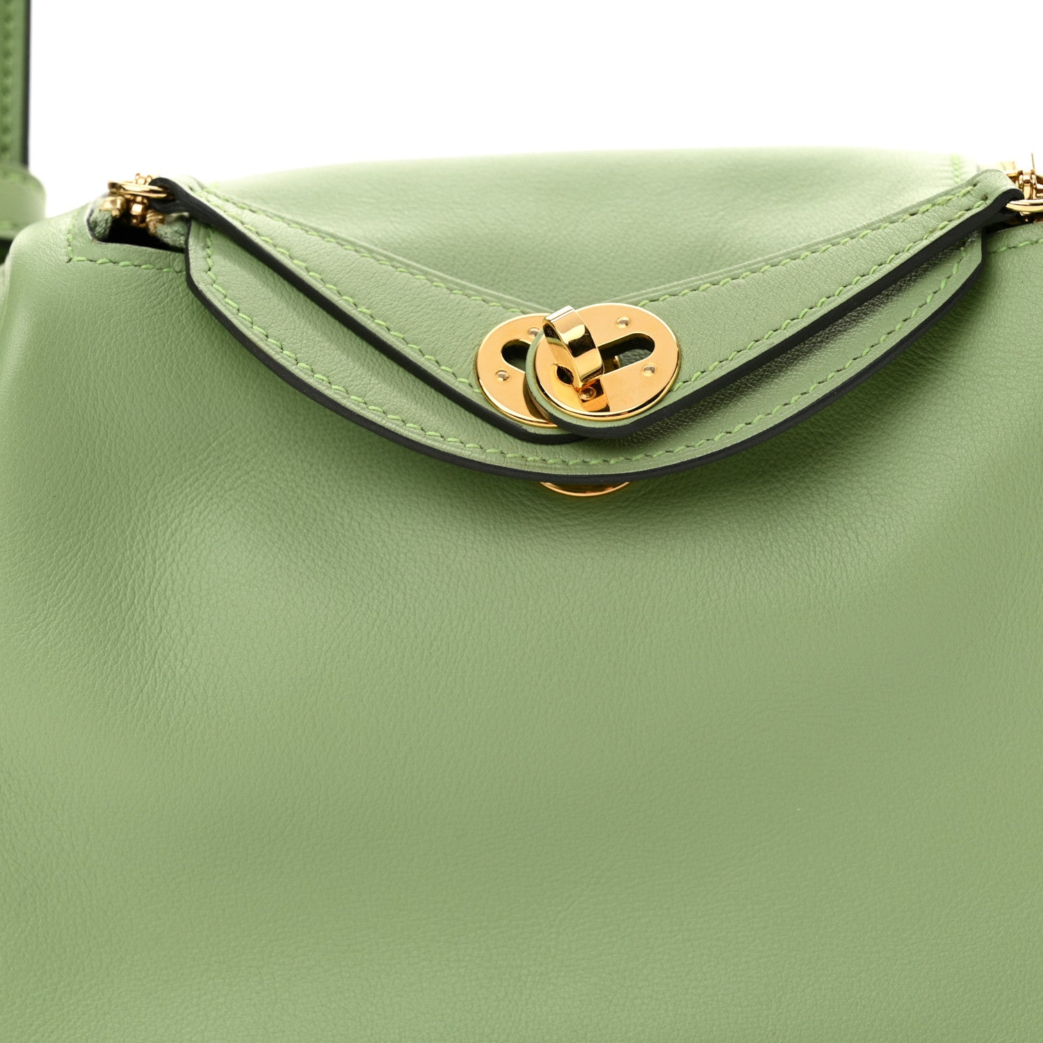 Hermes Swift Mini Lindy 20 Vert Criquet 8 of 14