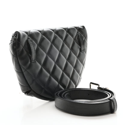 Chanel Calfskin Quilted Waist Belt Bag Black 3 of 10