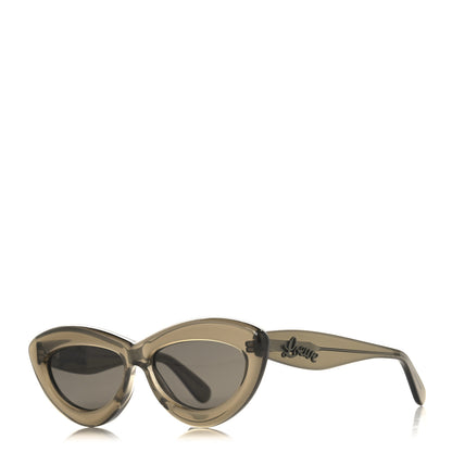 Loewe Acetate Loop Cat Eye Dawn Sunglasses LW400961 Green 1 of 7