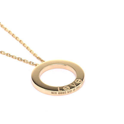 Cartier 18K Yellow Gold LOVE Pendant Necklace 4 of 8