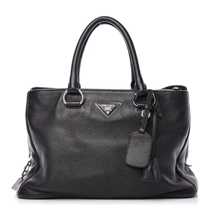 Prada Vitello Daino Shopping Tote Nero Black 1 of 10