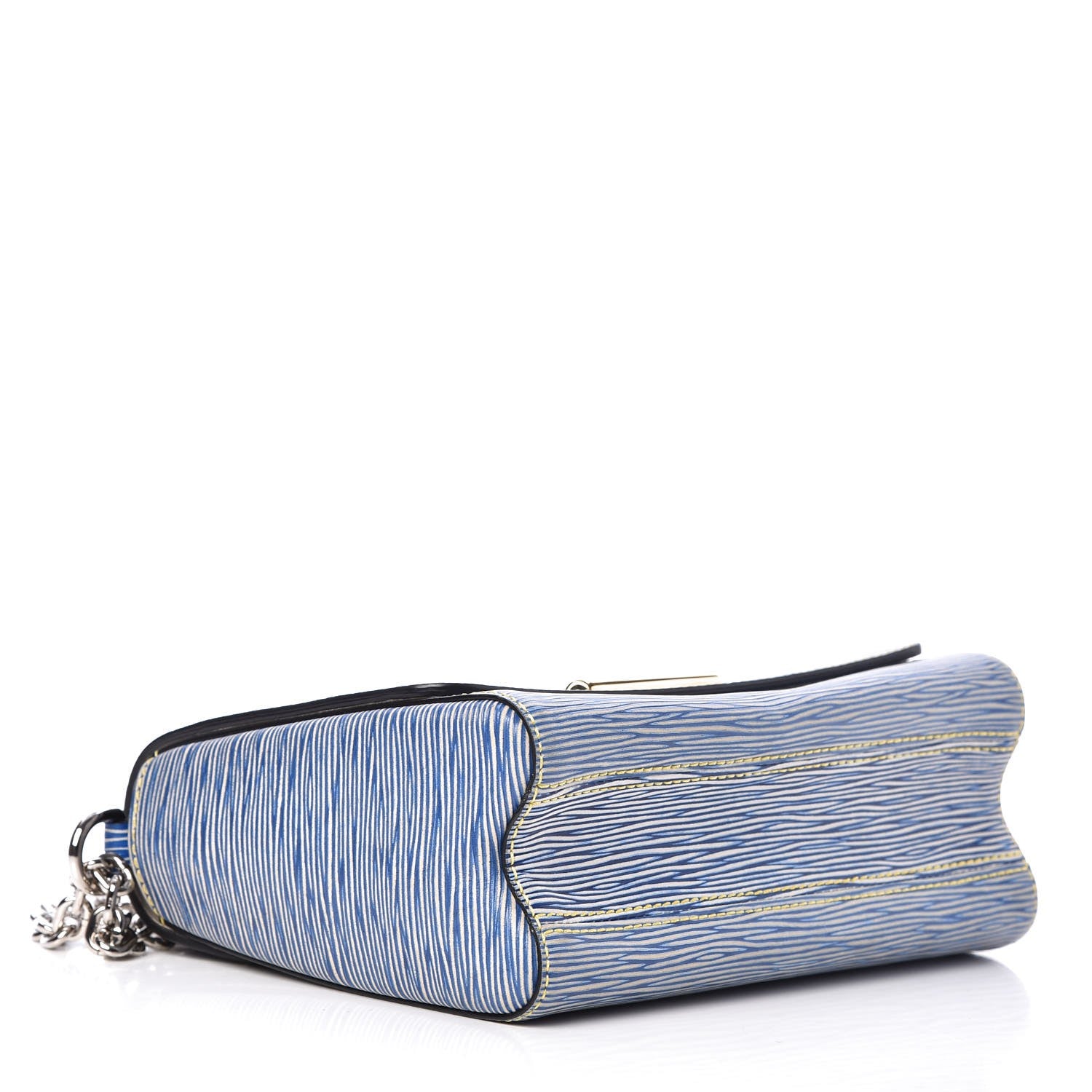 Louis Vuitton Epi Twist Shoulder Bag MM Denim Light 5 of 9