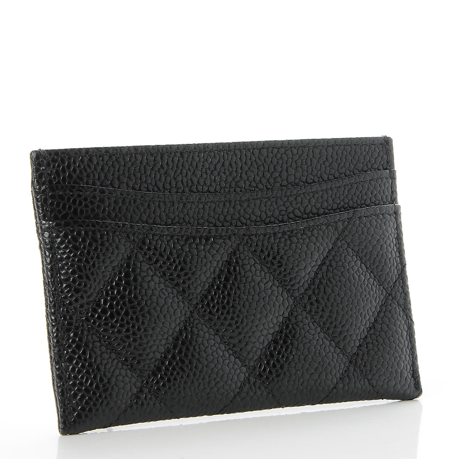 Chanel Caviar Quilted Card Holder Black 3 of 9