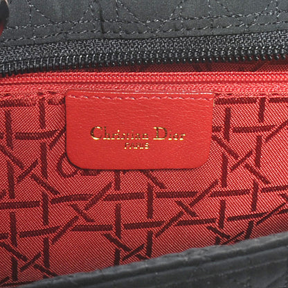 Christian Dior Nylon Cannage Large Lady Dior Black 6 of 7