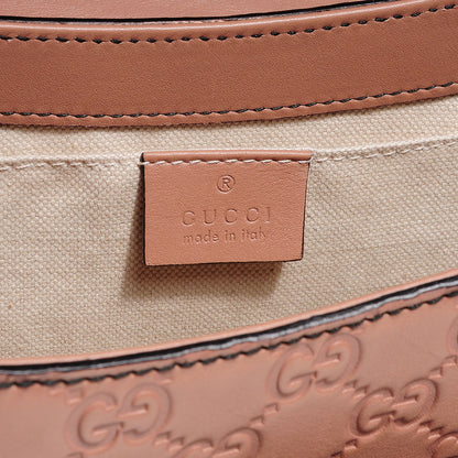 Gucci Guccissima Medium Emily Chain Shoulder Bag Camelia 5 of 9