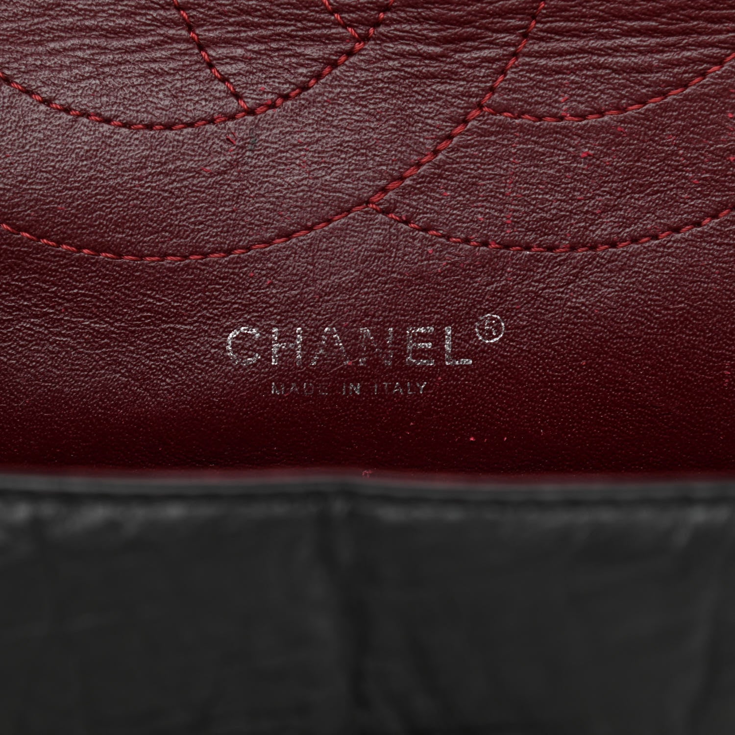 Chanel Aged Calfskin Quilted 2.55 Reissue 226 Flap Black 6 of 10
