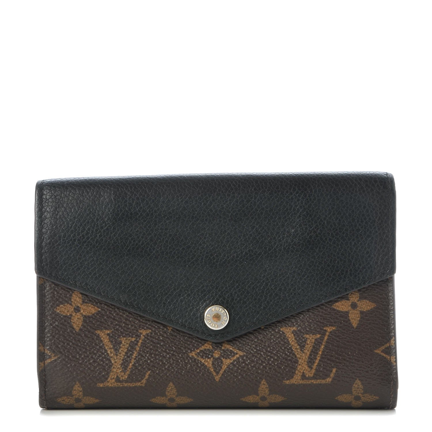 Louis Vuitton Monogram Pallas Compact Wallet Black 1 of 11