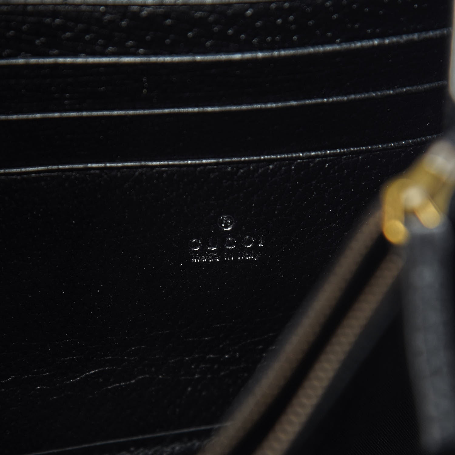 Gucci Calfskin Web Mini Dionysus Chain Wallet Black 6 of 11