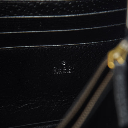 Gucci Calfskin Web Mini Dionysus Chain Wallet Black 6 of 11