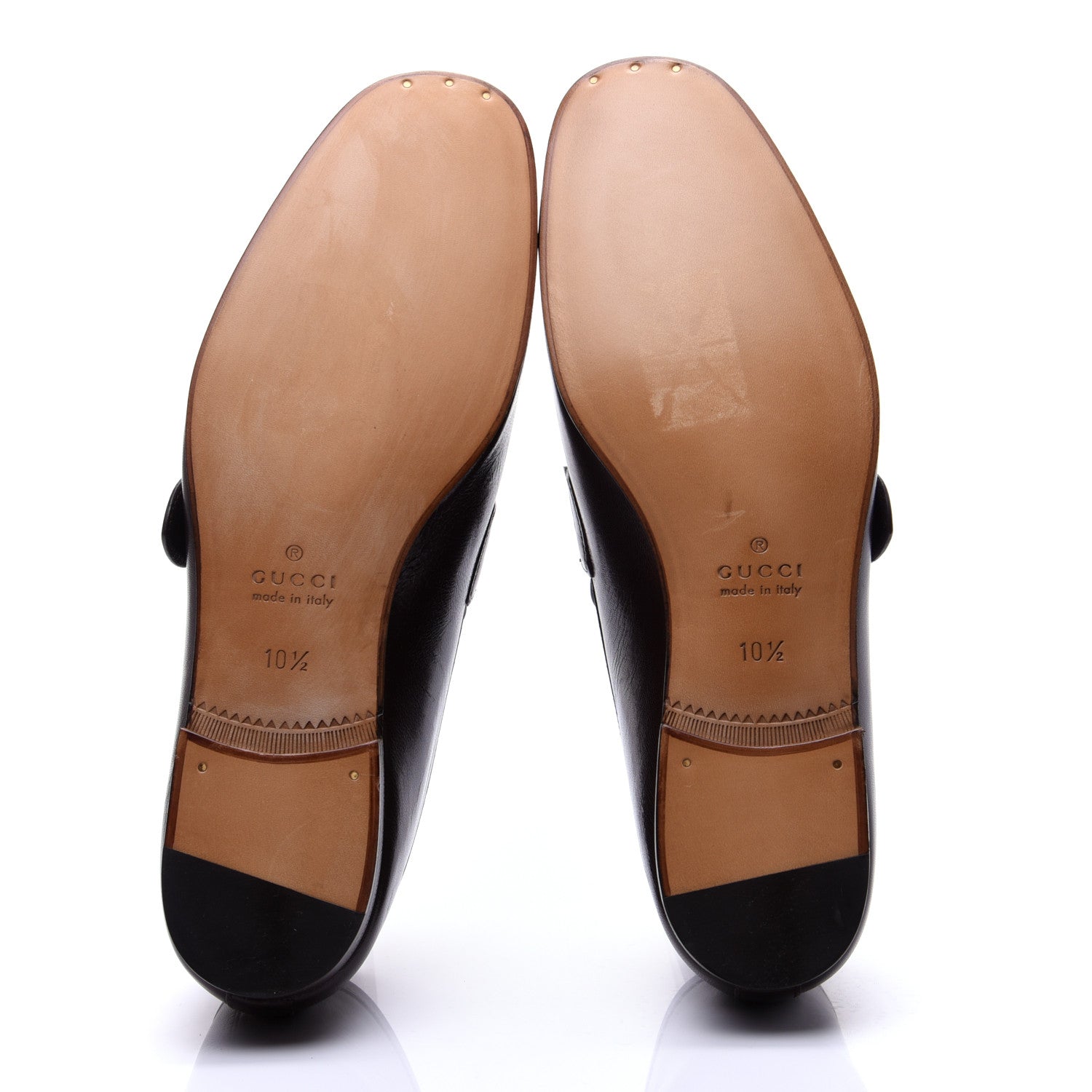 Gucci Goatskin Mens GG Loafers 10.5 Cocoa 13 of 15