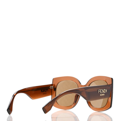 Fendi Acetate FF Sunglasses FF 0436/G/S Brown 4 of 8