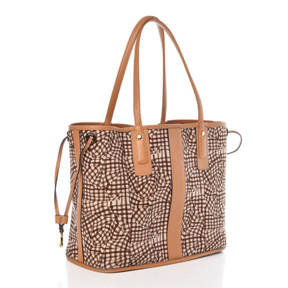 MCM Visetos Medium Liz Reversible Shopper Tote Cognac 6 of 14