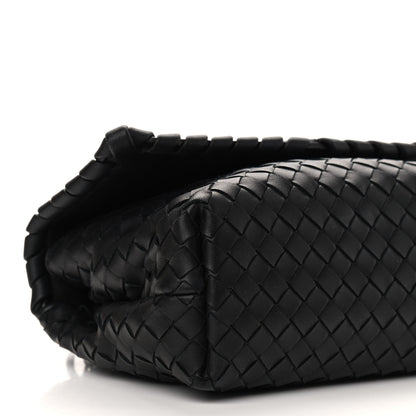Bottega Veneta Nappa Intrecciato Baby Olimpia Shoulder Bag Black 10 of 11