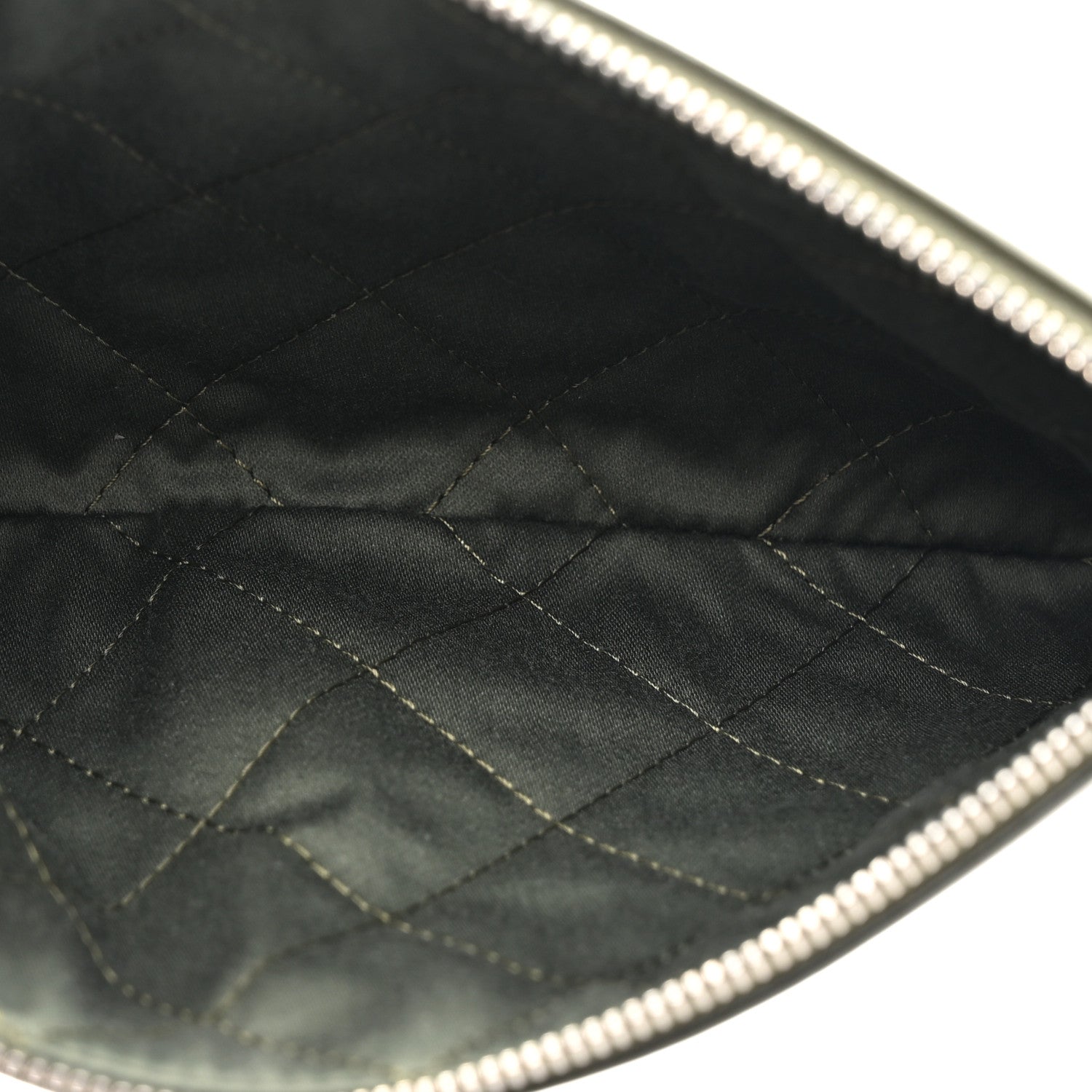 Chanel Shiny Calfskin Quilted Small Chanel 22 Khaki 7 of 13