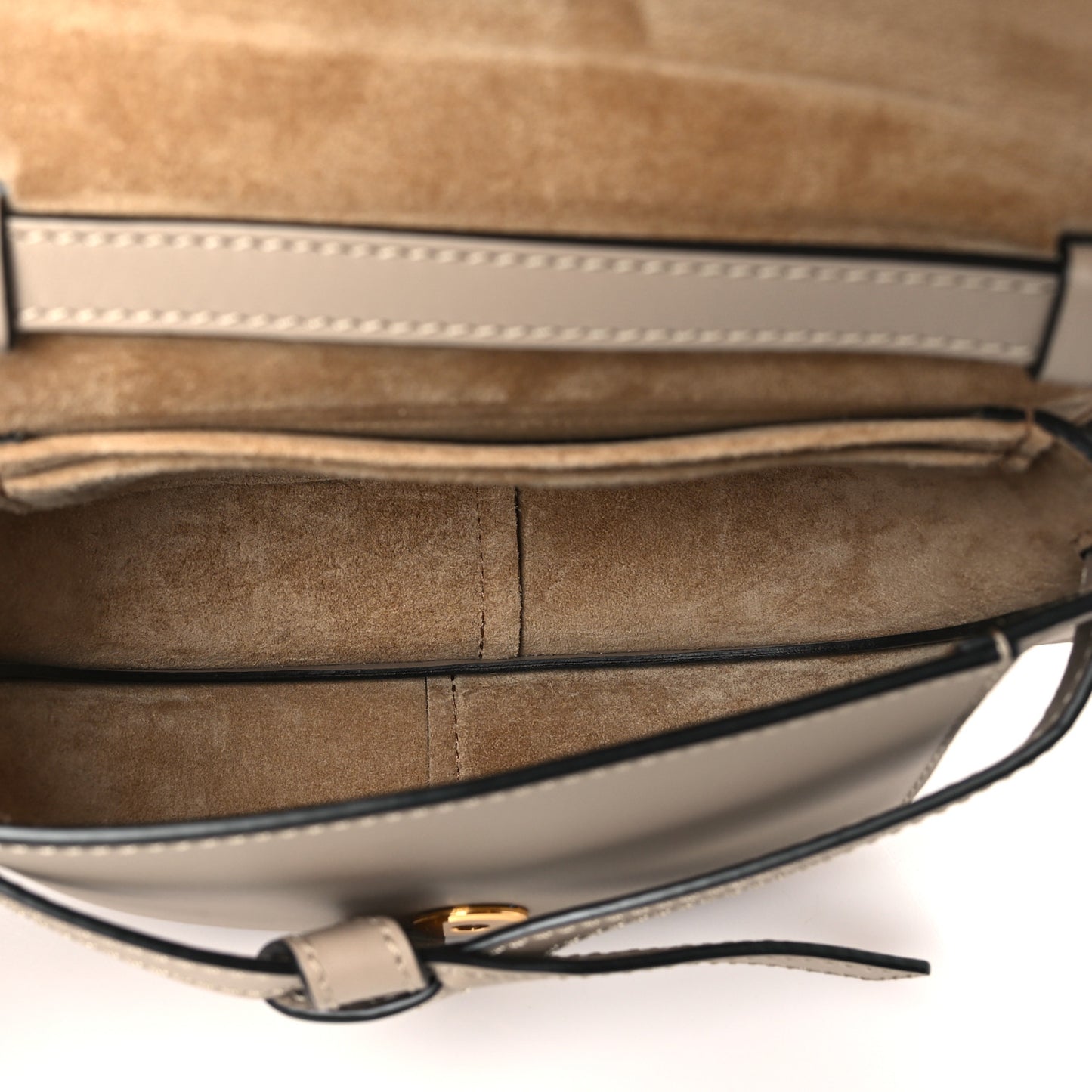 Calfskin Jacquard Mini Gate Dual Bag Sand