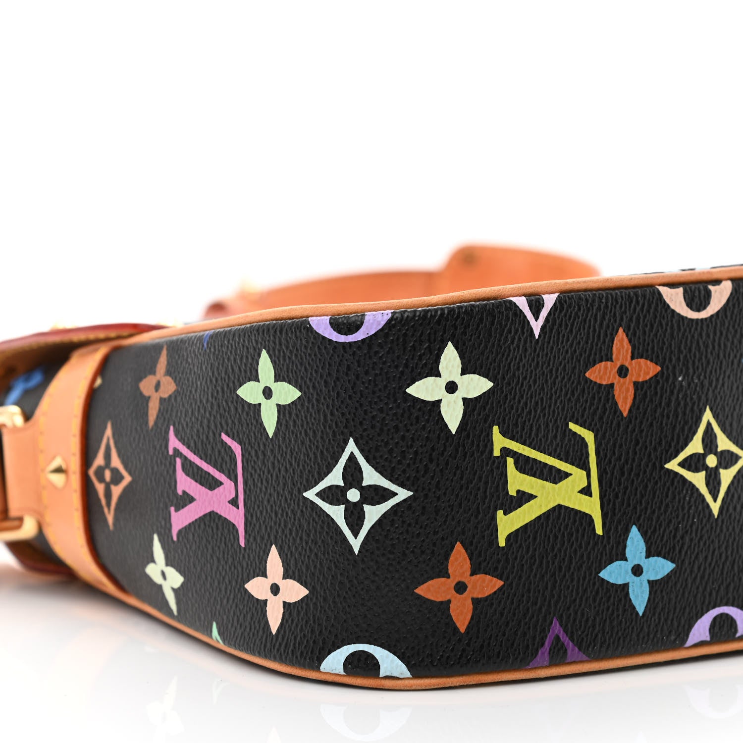 Louis Vuitton Monogram Multicolor Sologne Black 8 of 9