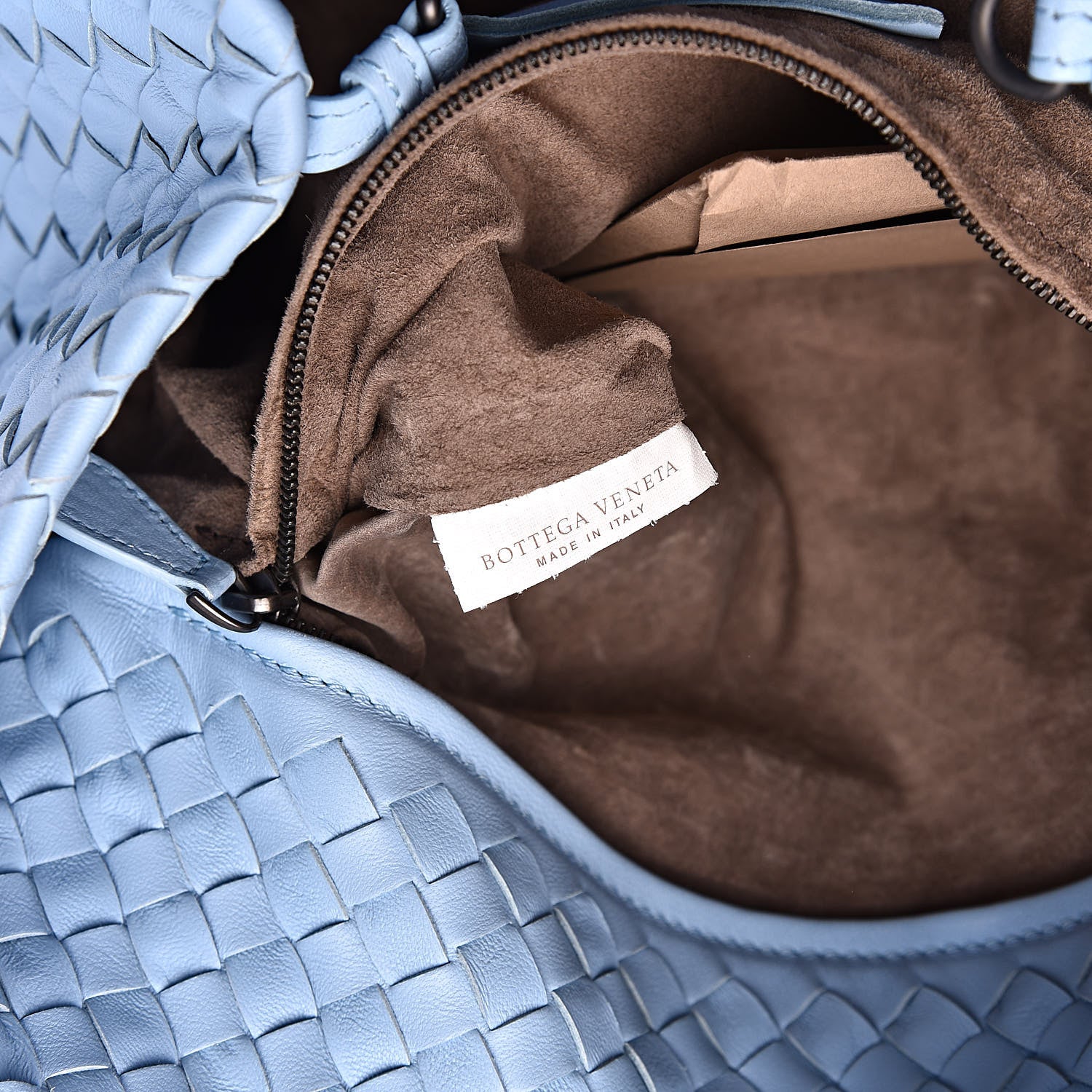 Bottega Veneta Intrecciato Medium A Shape Seamless Tote Topazio 7 of 10