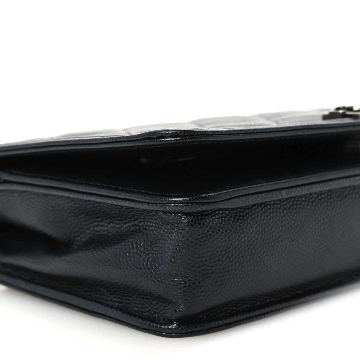 Chanel Caviar Quilted Boy Wallet On Chain WOC Black 10 of 11