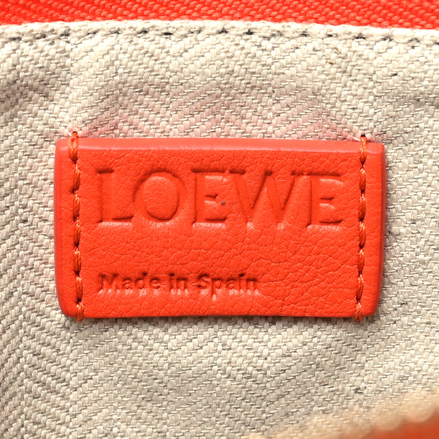 Loewe Calfskin Mini Hammock Hobo Vivid Orange 6 of 10