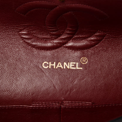 Chanel Lambskin Quilted Medium Double Flap Black 6 of 15