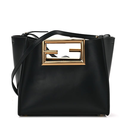 Fendi Vitello King Small Fendi Way Tote Black 1 of 9