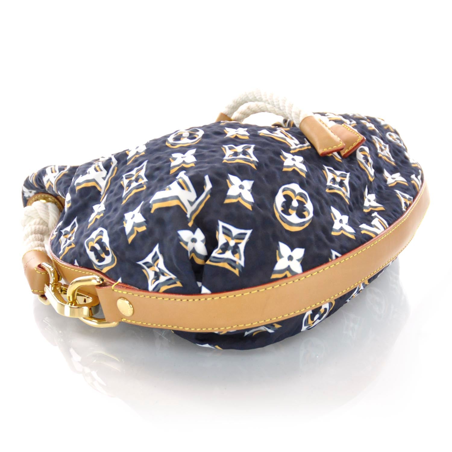 Louis Vuitton Canvas Monogram Cruise Bulles MM Navy 4 of 8