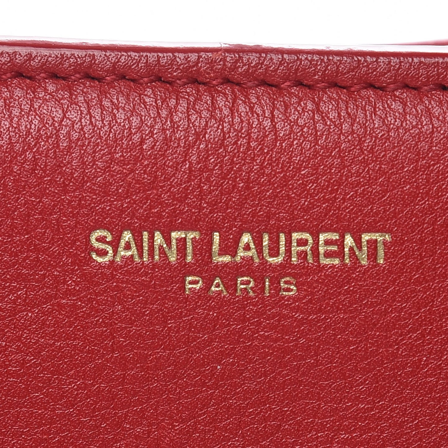Calfskin Small Classic Y Cabas Rouge Orient