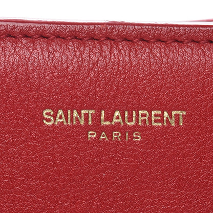 Saint Laurent Calfskin Small Classic Y Cabas Rouge Orient 6 of 15