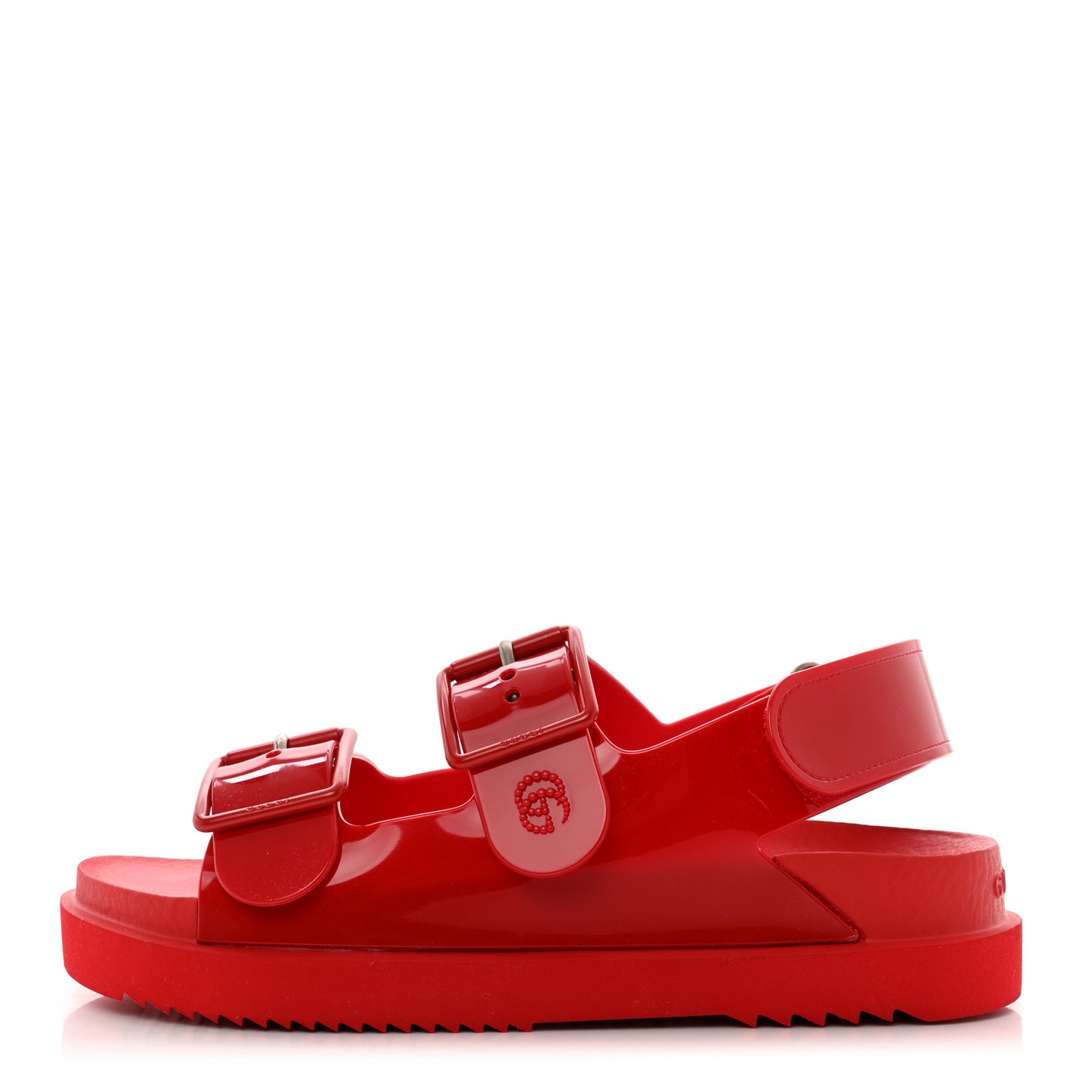 Rubber Mini Double G Womens Isla Dad Sandals 35 Maple Red
