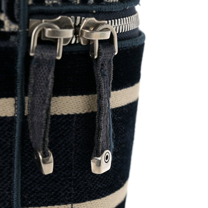 Christian Dior Velvet Oblique Diortravel Vanity Case Blue 10 of 10