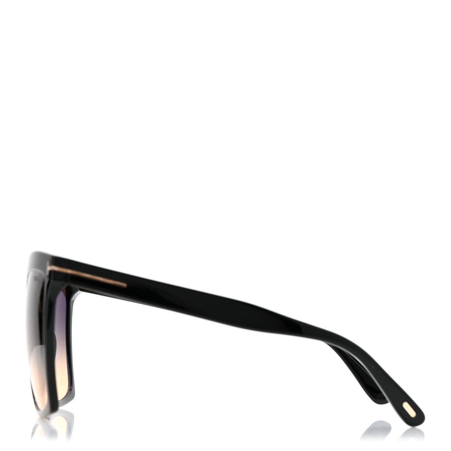 Acetate Sabrina-02 Square Sunglasses TF764 Black