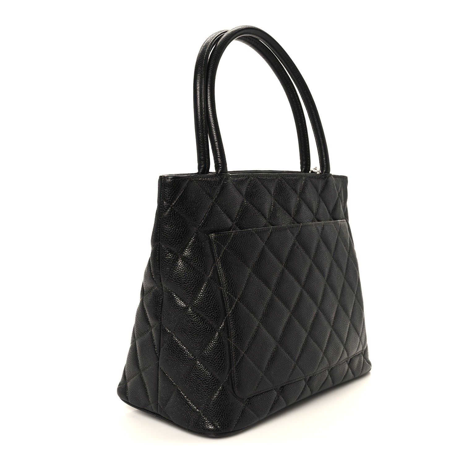 Chanel Caviar Quilted Medallion Tote Black 3 of 11