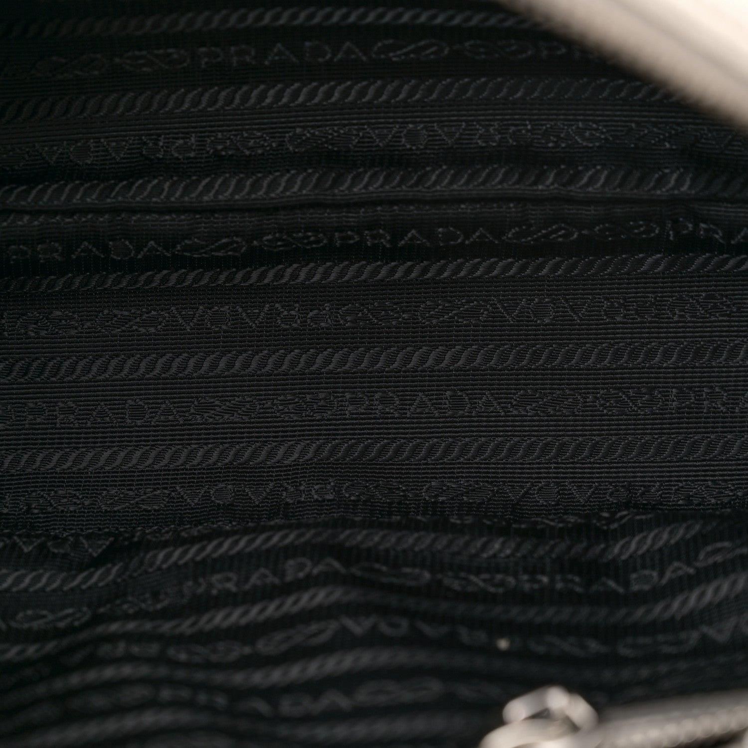 Prada Vitello Daino Crossbody White 5 of 11