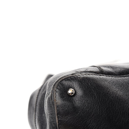 Chanel Calfskin Square Stitched Tassel Hobo Black 10 of 17