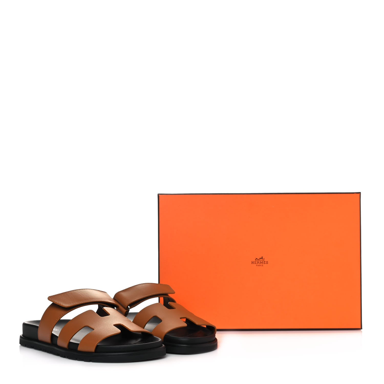 Hermes Calfskin Womens Chypre Sandals 36 Gold 10 of 10