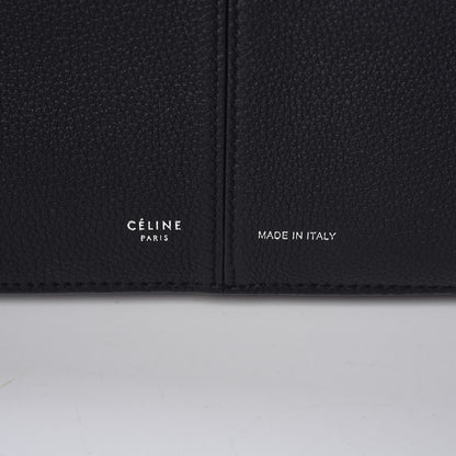 Celine Baby Grained Calfskin Medium Tri-Fold Bag Black 7 of 12