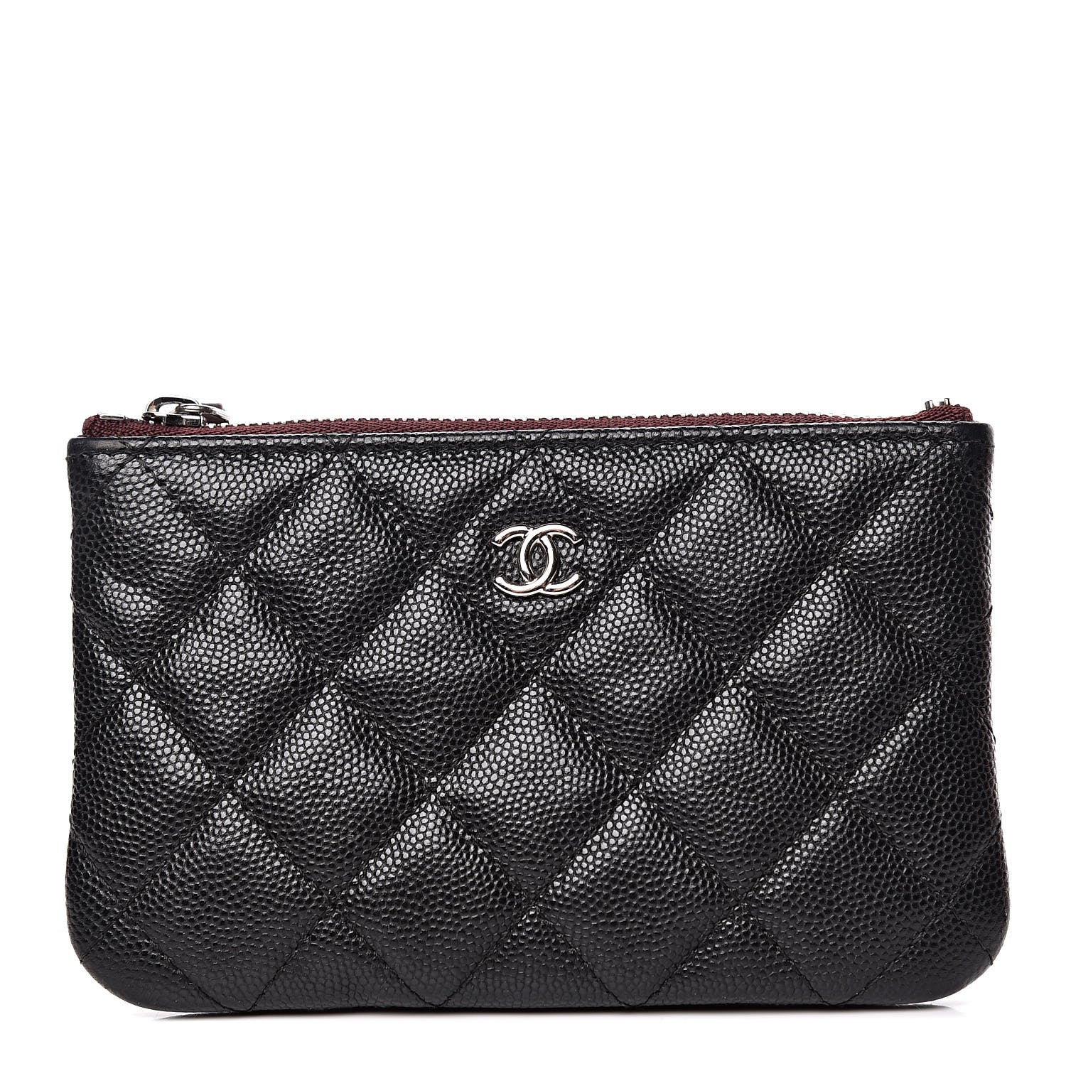 Chanel Caviar Quilted Small Cosmetic Case Black 1 of 8