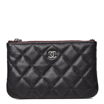 Chanel Caviar Quilted Small Cosmetic Case Black 1 of 8