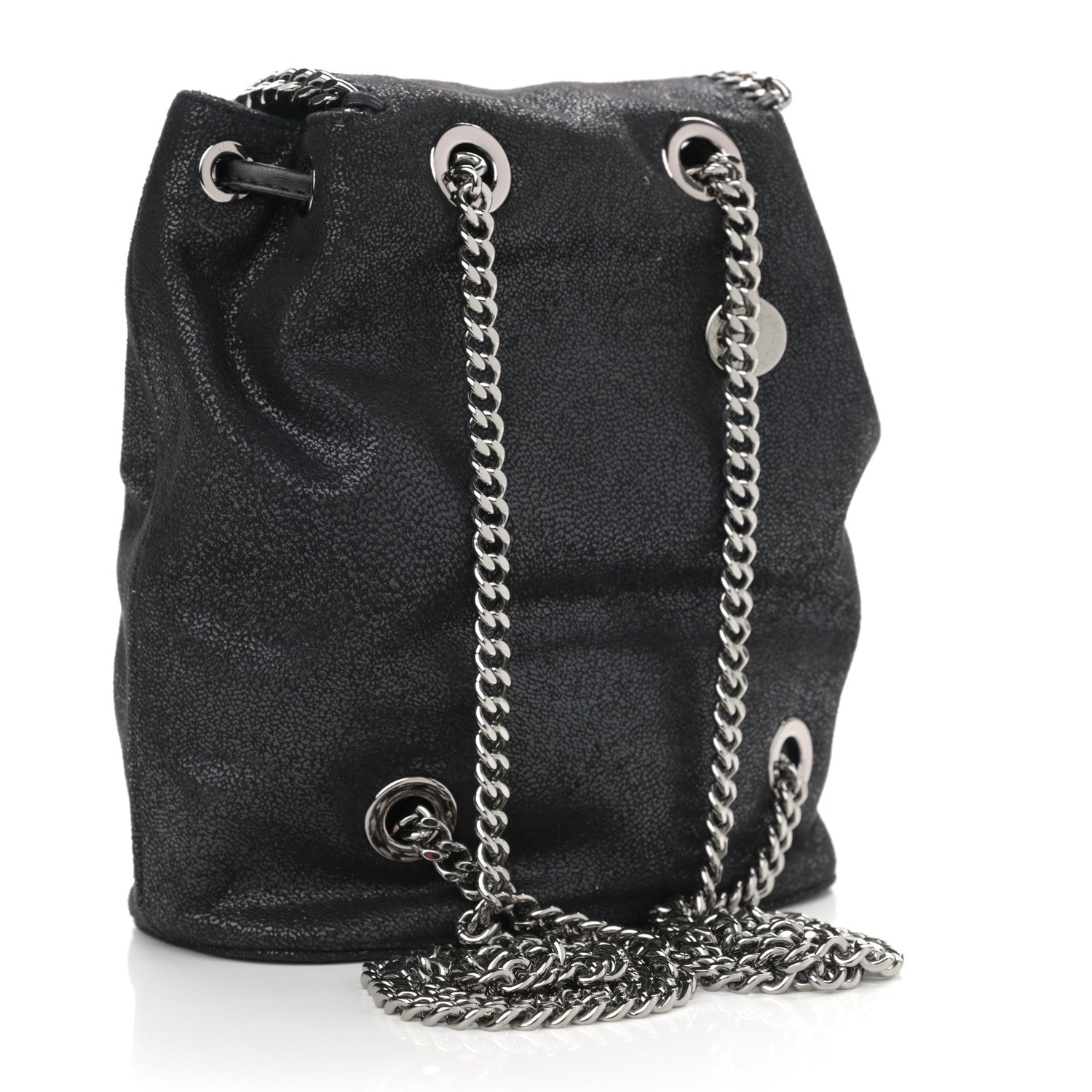 Stella McCartney Shaggy Deer Mini Rucksack Backpack Black 3 of 10