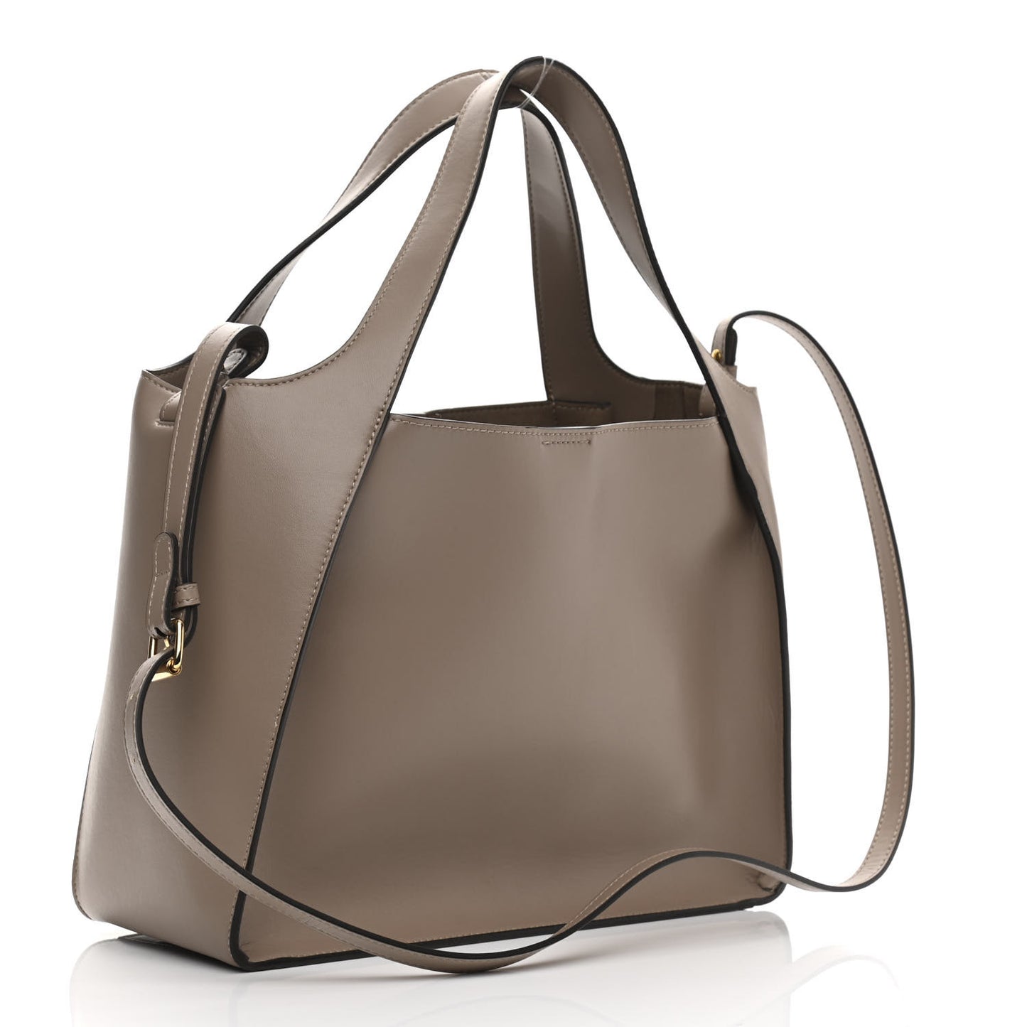 Eco Alter Nappa East West Perforated Tote Moss