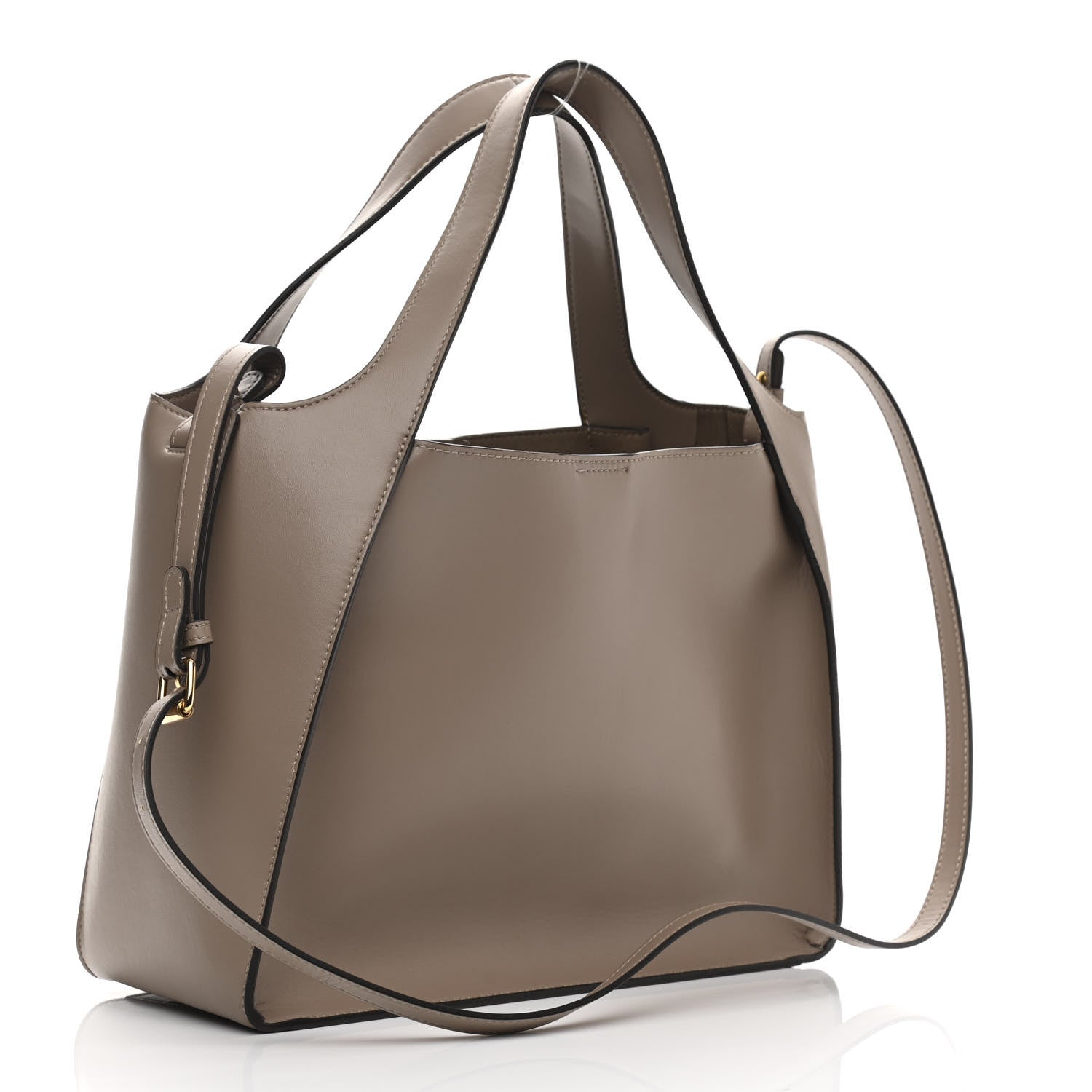 Stella McCartney Eco Alter Nappa East West Perforated Tote Moss 4 of 11