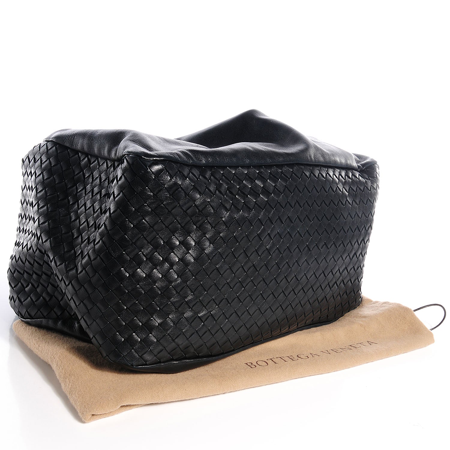 Bottega Veneta Nappa Intrecciato Large Knot Hobo Nero Black 4 of 8