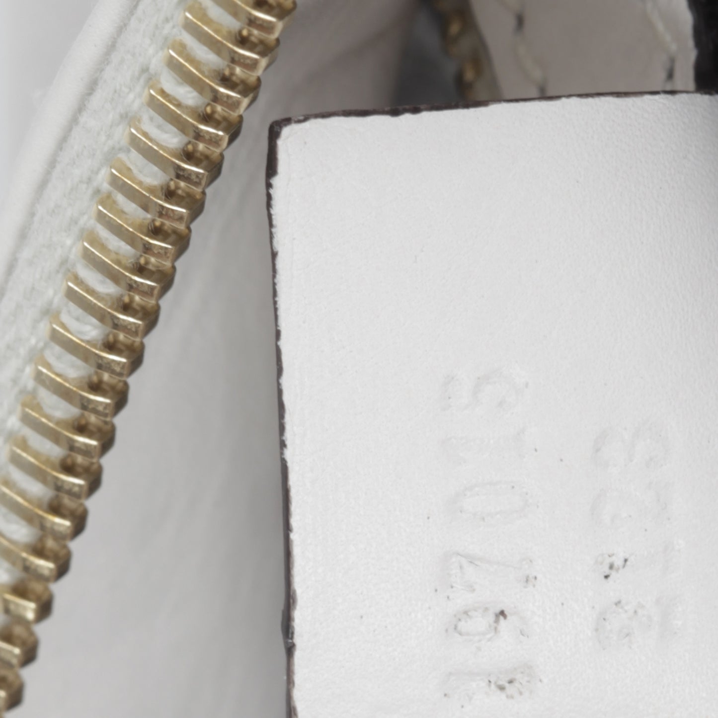 Leather Hysteria Clutch White