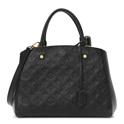 Louis Vuitton Empreinte Montaigne MM Black 2 of 11