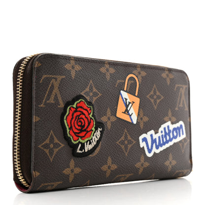 Louis Vuitton Monogram Travel Stickers Zippy Wallet 3 of 7