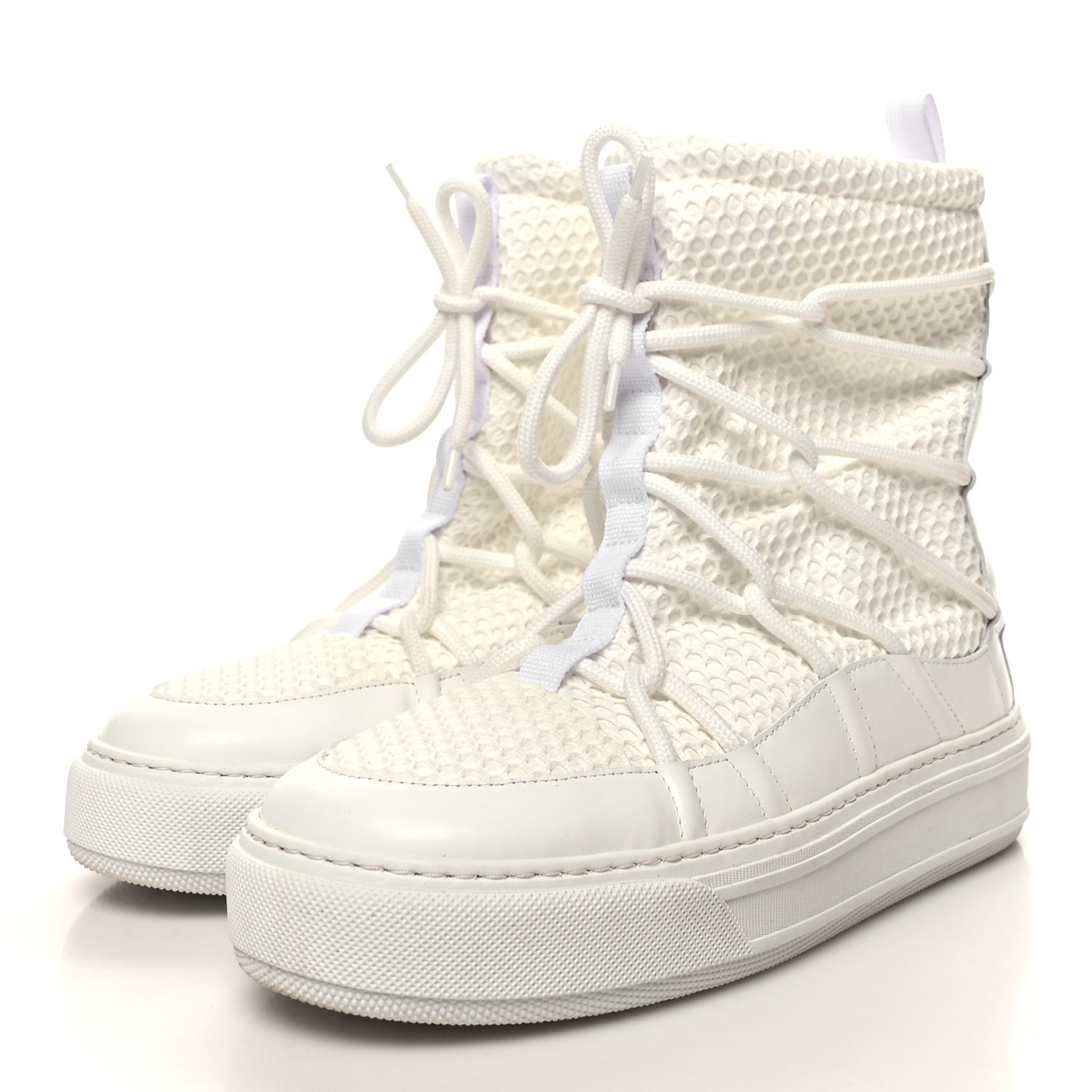 Resille Calfskin Womens Dior Solar Ankle Boots 38 White