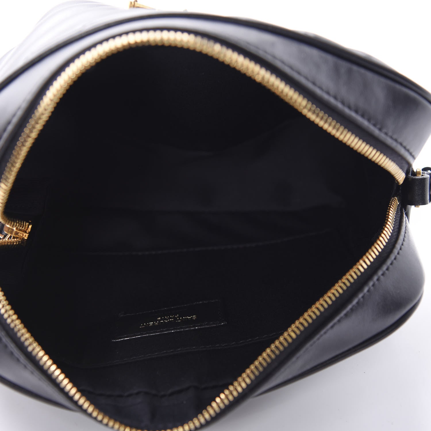 Saint Laurent Calfskin Matelasse Monogram Lou Camera Bag Black 5 of 10