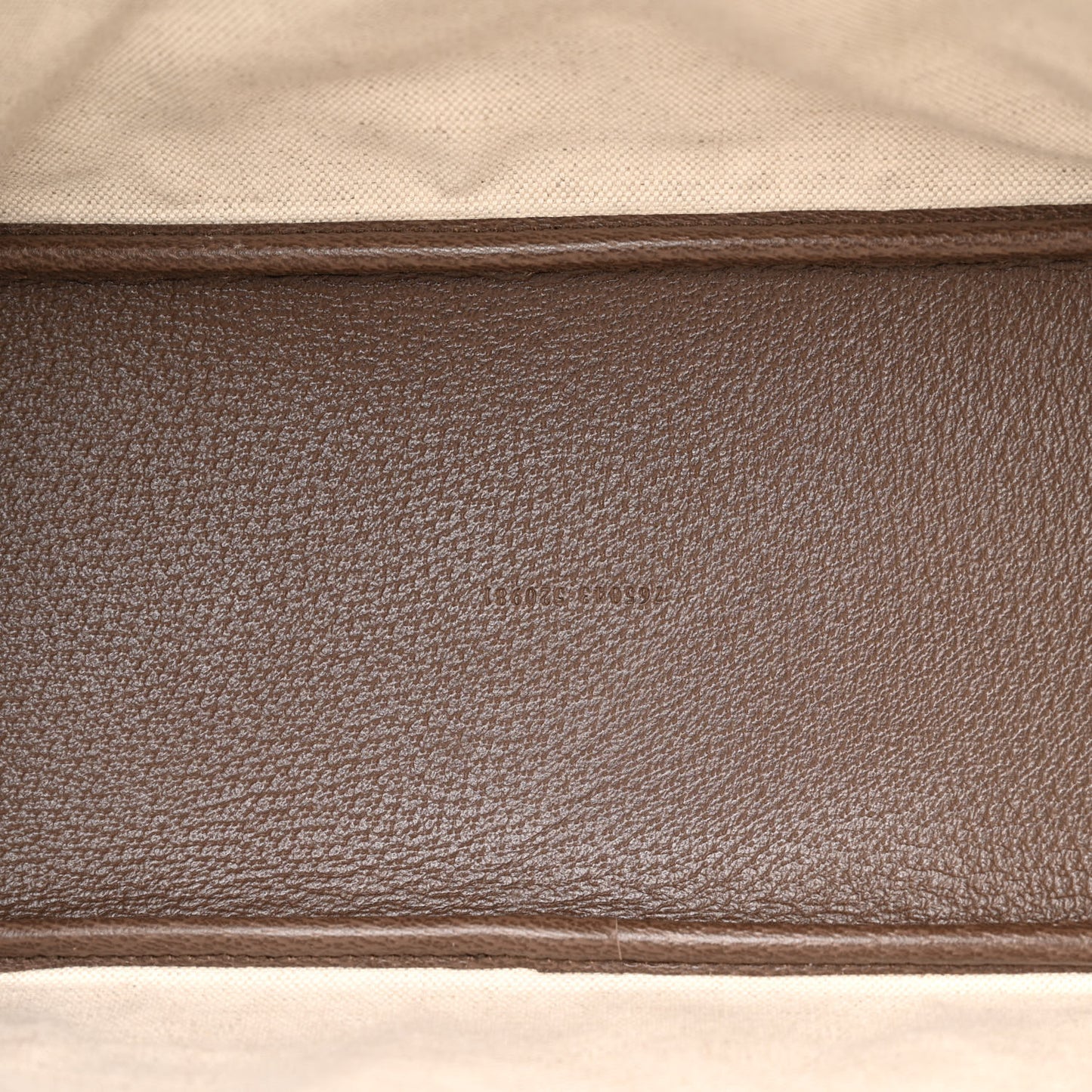 GG Supreme Monogram Textured Calfskin Small Ophidia Shoulder Tote Bag Beige Ebony New Acero