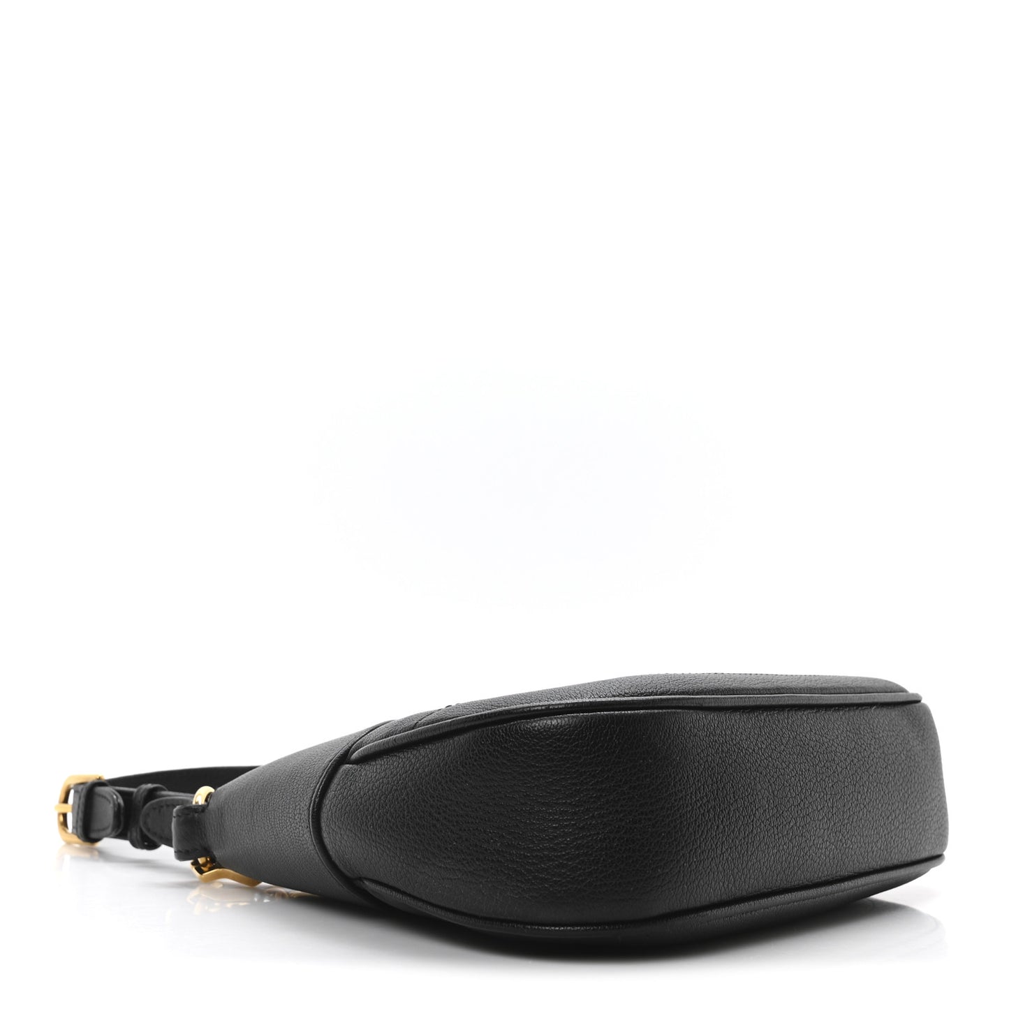 Goatskin Small Aphrodite Shoulder Bag Black