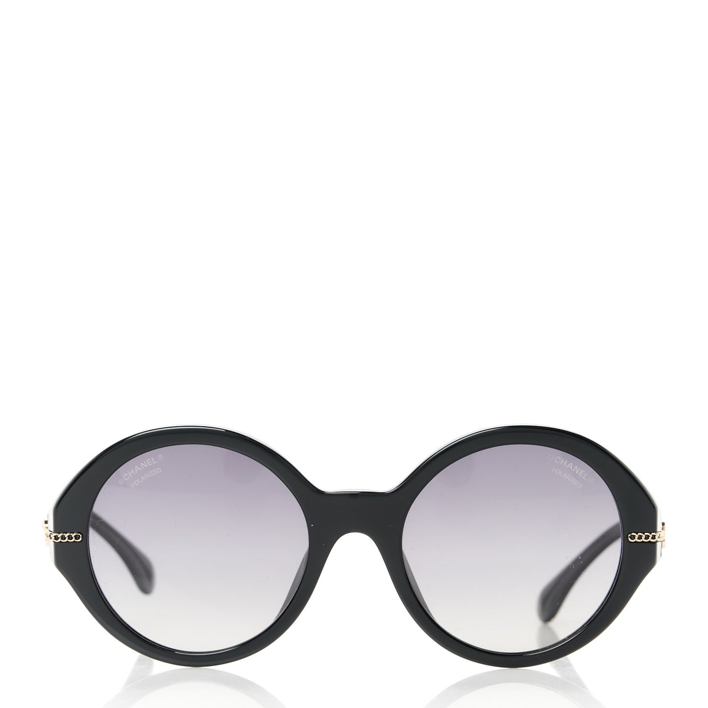 Calfskin Chain Sunglasses 5511-A Black